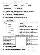 Bài tập ôn thi học kì 1 môn Tin học 4